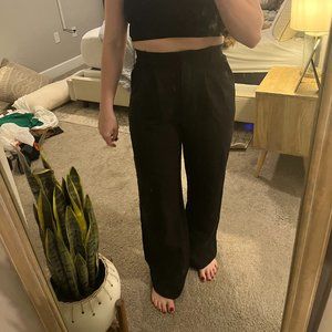 Black Abercrombie Sloane Tailored Pants